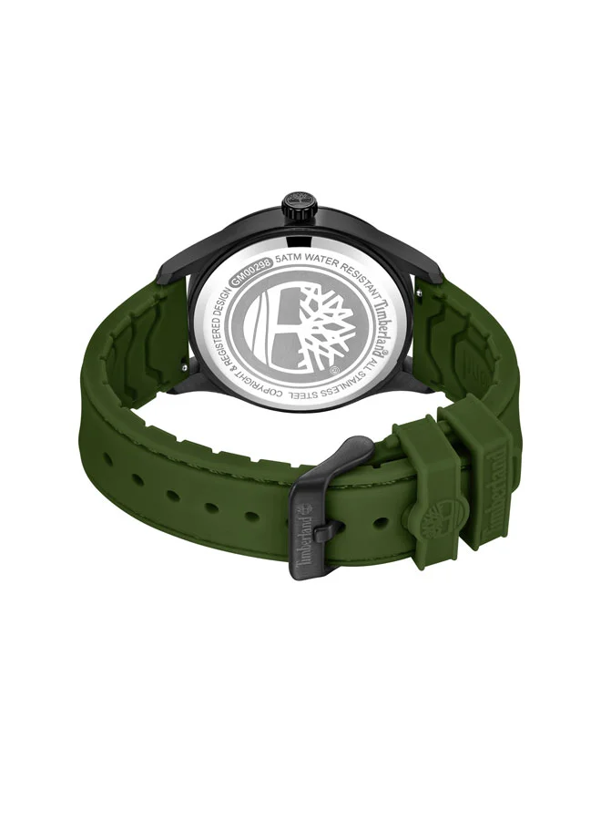 Timberland Timberland Taren Black Dial Gents Watch With Silicone Strap 42mm - TDWGM0029803
