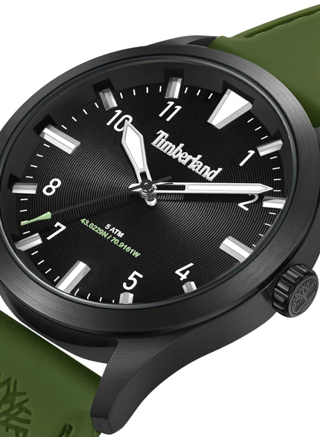 Timberland Timberland Taren Black Dial Gents Watch With Silicone Strap 42mm - TDWGM0029803