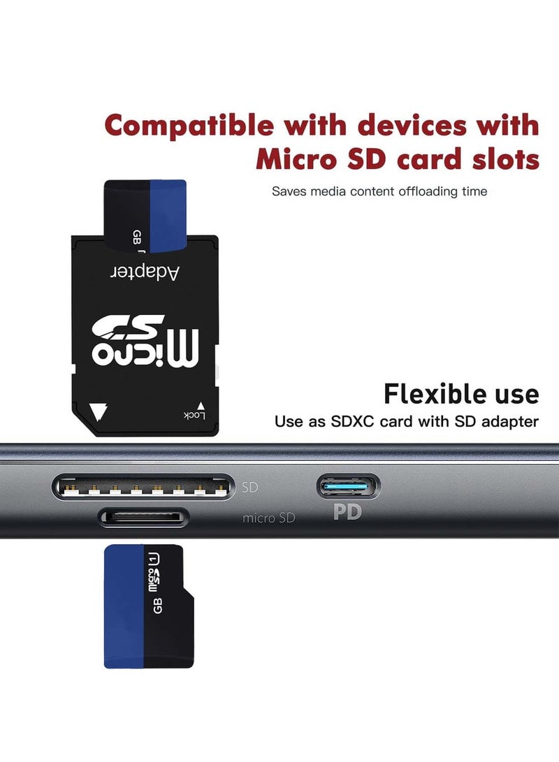 CHAPPELINE Micro SD Card 128GB, High Speed Memory Card with Micro SD Adapter - Black - Image 2