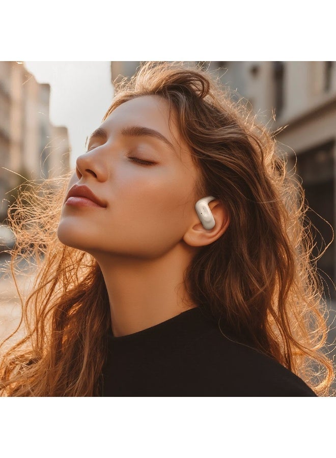 مكدودو سماعات Mcdodo OWS بتصميم Open Wear Stereo من سلسلة Air O2 – سماعات بلوتوث لاسلكية TWS مفتوحة للمكالمات والموسيقى – بيج (HP-8051) - Image 3