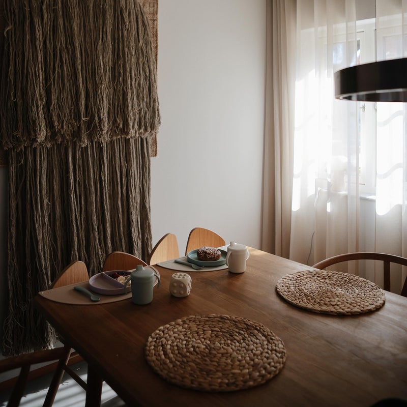 mushie Silicone Placemat for Kids | BPA-Free Non-Slip Design (Shifting Sand) - Image 4