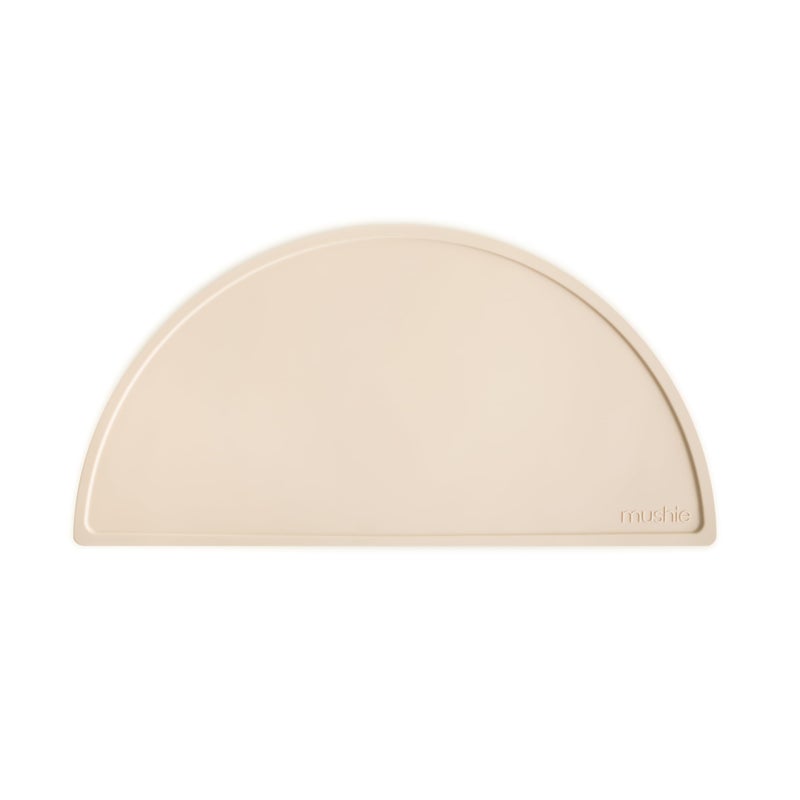 mushie Silicone Placemat for Kids | BPA-Free Non-Slip Design (Shifting Sand) - Image 1