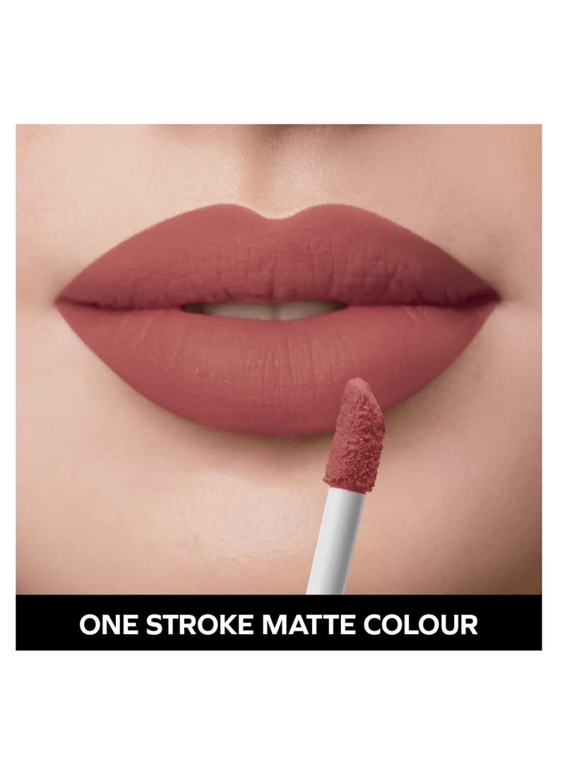 Seven Seas Seven Seas Ultra Smooth Matte Liquid Lipstick Smooth Lip Color Weightless Finish Long Lasting Matte Liquid Lipstick for Women Claret  - Image 3