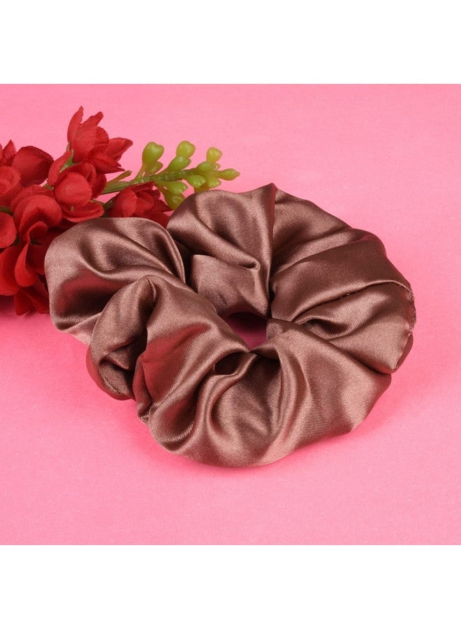 NNR Satin Silk Premium Sleeping Caps, Double Layered Stretchable Hair Bonnets & Hair Scrunchies for Girls and Women Set of 4 Pcs - Multicolor11 - Image 5