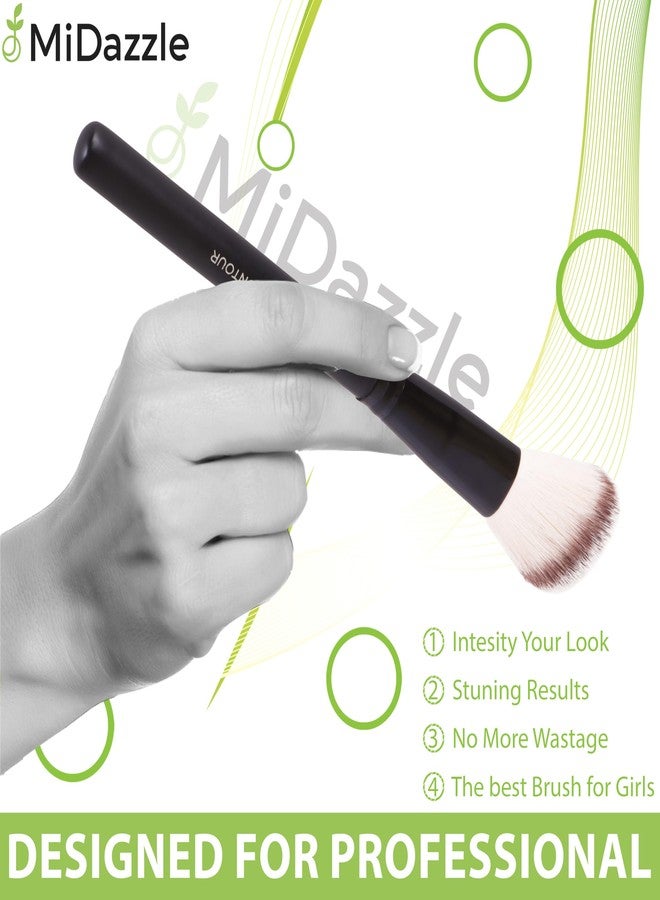 Omidazzle فرشاة تحديد الوجه الاحترافية من أوميدازل ميدازل (Mimb00402) - Image 4