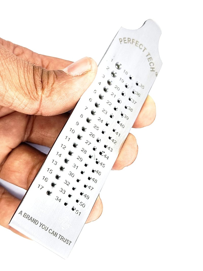 PERFECT TECH COMBO OF 8" COMBINATION PLIER & 1-51 JANTRI/JANTI FOR JWELLERY MAKING, GOLDSMITH WORKS AND LENGHTNENING SILVER & GOLD WIRES - Image 4