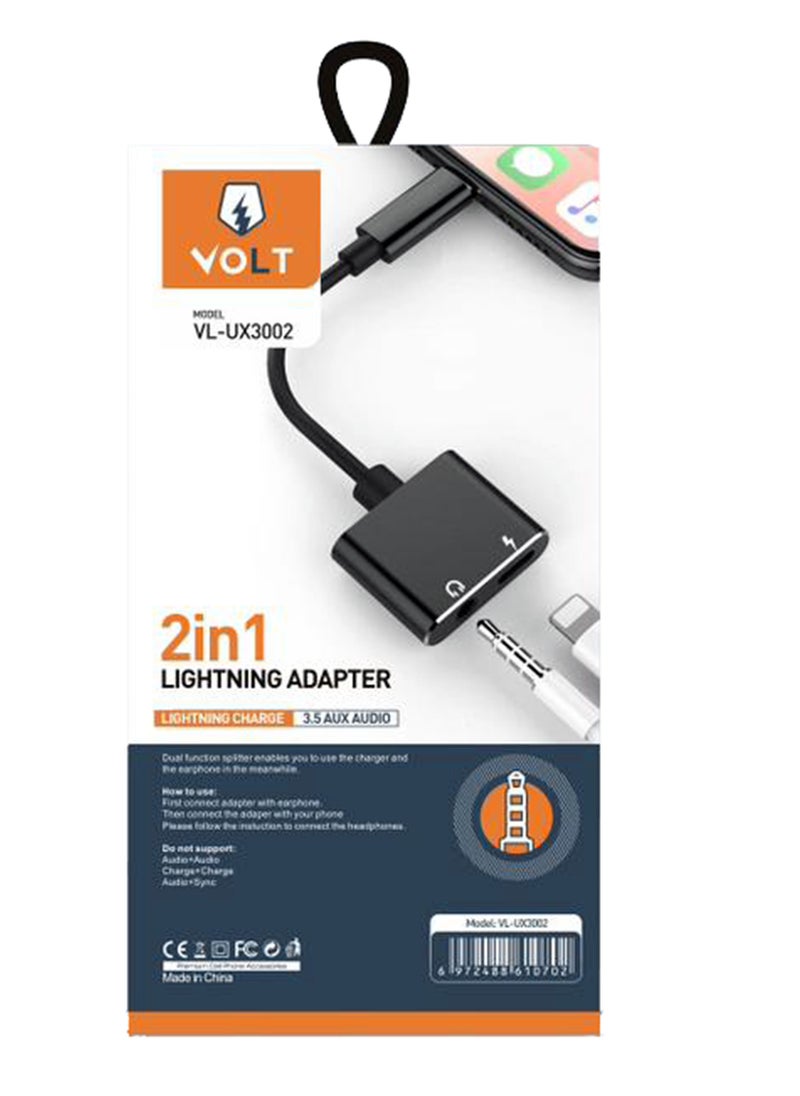 VOLT - 2 in 1 Lightning Adapter Expand Your Connectivity Options - Image 1