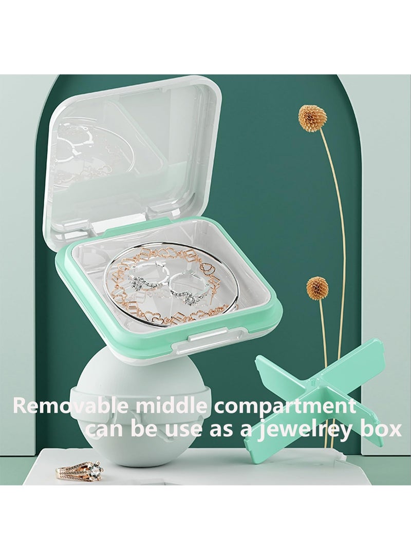 YOONISPRO Pill Organizer Portable Travel Storage Medicine Box for Vitamins Fish Oils and a Variety of Pills Fits in Purse Pocket - Image 3