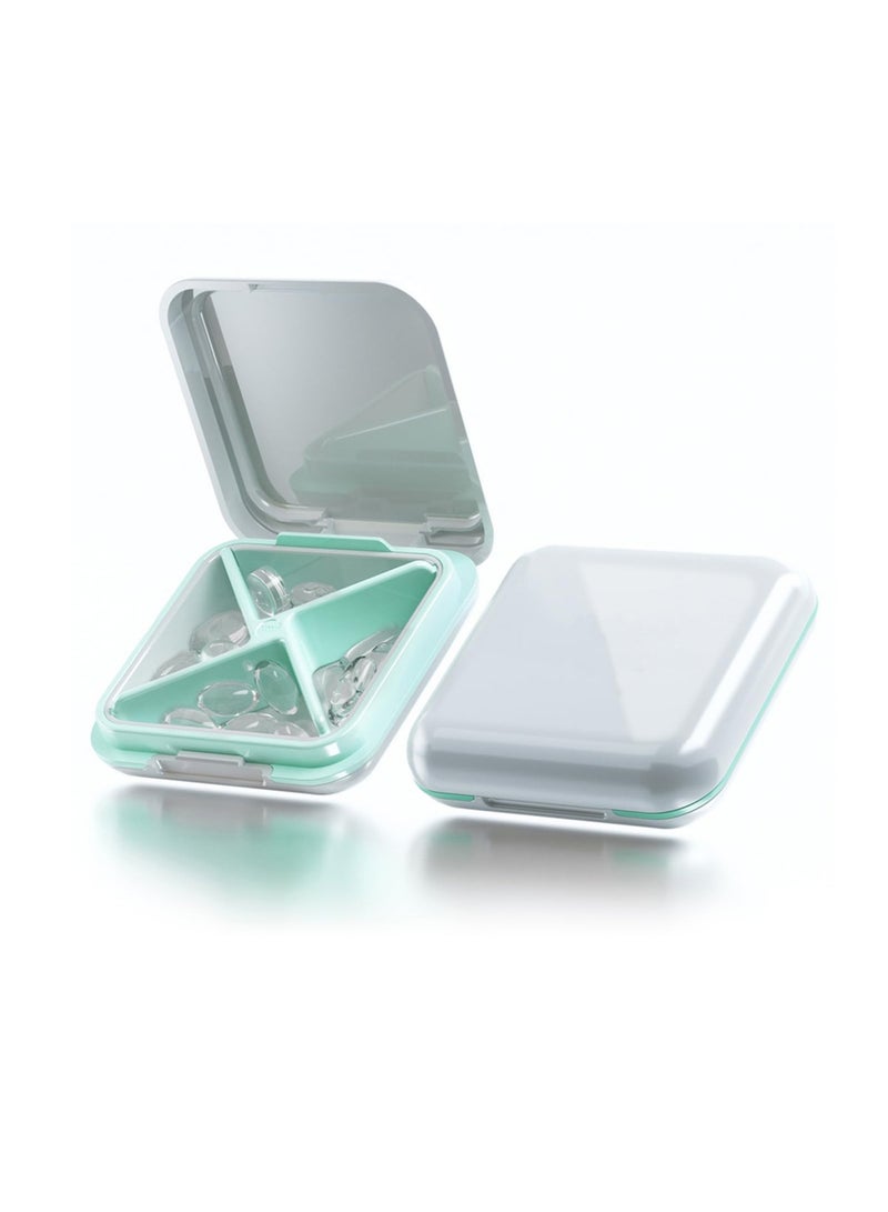 YOONISPRO Pill Organizer Portable Travel Storage Medicine Box for Vitamins Fish Oils and a Variety of Pills Fits in Purse Pocket - Image 2