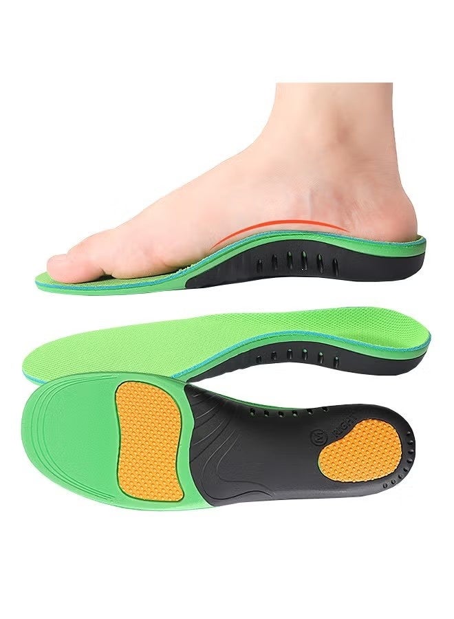 Orthotics Insoles, Plantar Fasciitis Arch Support Insoles, Breathable Comfort Flat Feet Insoles, Heavy Duty Arch Support Insoles for Shock Absorption and Relieve Foot Pain (M, 41-43) - Image 1