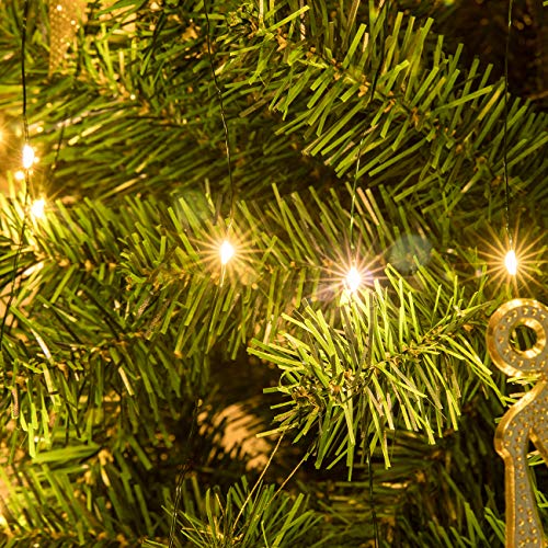 AWQ 200 LED 6.6FTx10 Christmas Tree String Lights 8 Modes LED Fairy String Lights USB Powered with Remote Control for Christmas Tree Wedding Party Home Decoration - Image 4