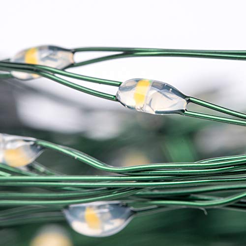AWQ 200 LED 6.6FTx10 Christmas Tree String Lights 8 Modes LED Fairy String Lights USB Powered with Remote Control for Christmas Tree Wedding Party Home Decoration - Image 5