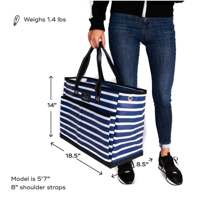 SCOUT BJ Bag - Large, Utility Tote Bag for Women, Nurses, Teachers and Moms with Zipper & 4 Exterior Pockets for Organizing - Image 3