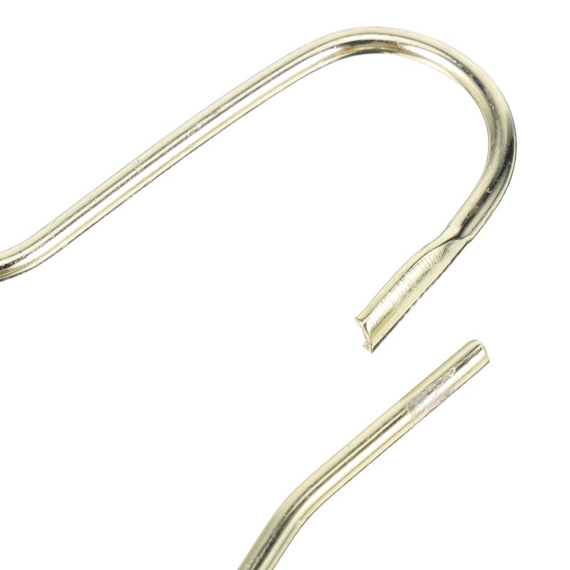 Gold Shower Curtain Hooks 20 Pack Stainless Steel Gourd Shaped Rings For Bathroom Window Rod - Image 4