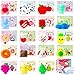 MGparty Valentines Gifts for Kids with 38 Pack Kawaii Mochi Squishies Toys Valentines Cards for Kids Classroom Exchange Prizes Boys Girls School Party Favors - Image 2