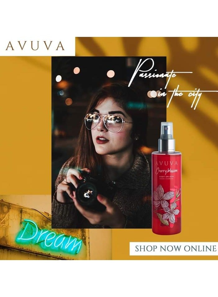 أفيفا أفوفا سبلاش للجسم برائحة زهر الكرز 253 مل - Image 4