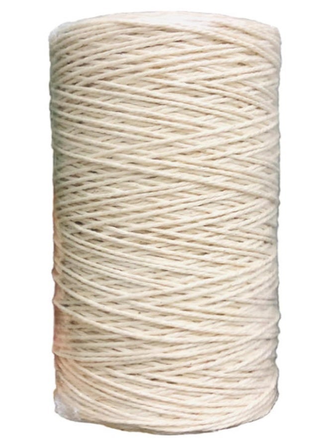 Daytoyz 1mm Cotton Rope 820 Feet Macrame Cord for Kitchen String Butchers Twine for Roasting, Tying Meat, Trussing Turkey, Gift Wrapping Crafts Jewelry Making - Image 1