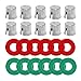 BESULEN 10PCS Car Battery Post Terminal Shims Auto Lead Terminal Shim Caps with 12 Piece Washers for Top Post Battery Post Ends Repair Universal for Vehicles SUV Truck RV Boat - Image 2