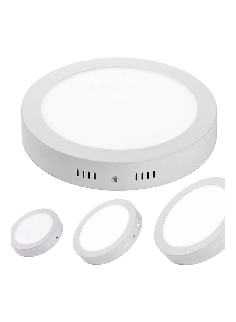 Litex 18W Round LED Flora Panel Light – Surface Mounted, Daylight, Energy Efficient Ceiling Ligh - Image 2