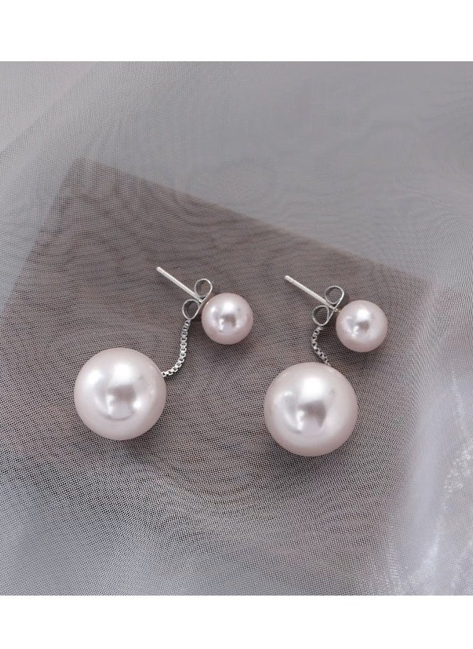 xozgdovg Simple pearl earrings for women  - Image 2