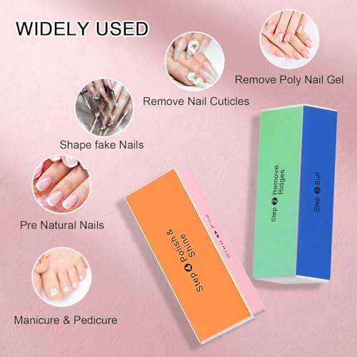 Soft N Style Soft 'N Style 4 Way Shiny Block / 4 Step Buffing Block Shine Nail Buffer 3 pcs - Image 4