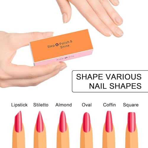 Soft N Style Soft 'N Style 4 Way Shiny Block / 4 Step Buffing Block Shine Nail Buffer 3 pcs - Image 5