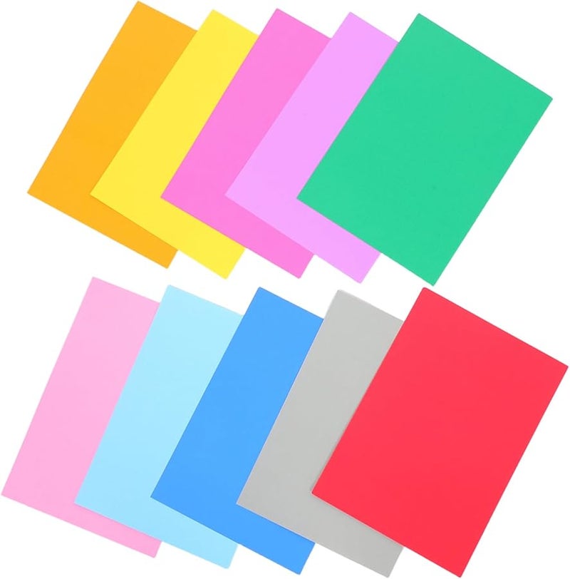 250 ورقة من ورق الكرتون السميك ذو الوجهين لمشاريع فن السكرابوكينغ ومستلزمات المدارس - Image 1