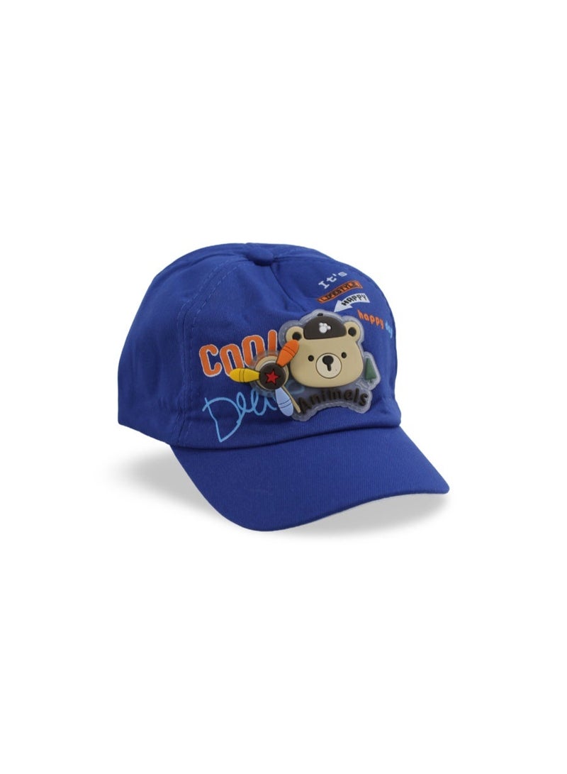 Fancy Boys Cotton Cap – Cool Animals Design - Image 1