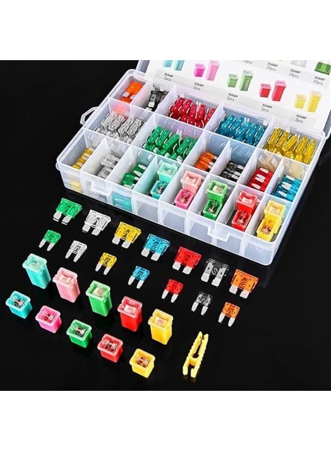 Lynacz Original Car Fuse Assortment Kit, 250PCS Fuses 5A 7.5A 10A 15A 20A 25A 30A Standard Mini Fuses 20A 30A 40A 50A 60A Low Tall STD Profile Fuses for Car Truck - Image 5