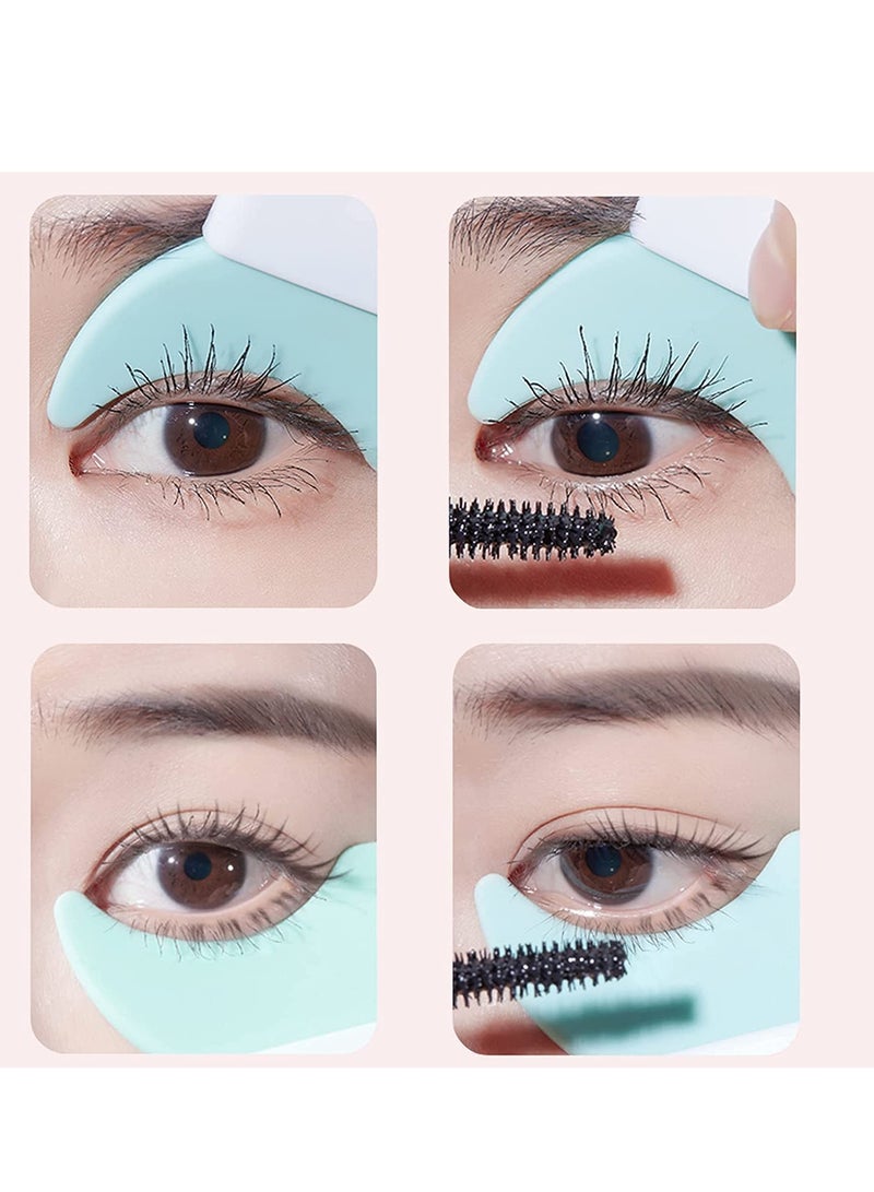 KASTWAVE Eye Makeup Tool, Eyelash Eyeshadow Silicone Auxiliary Protection Tool, Reusable Prevent Soiling Makeup Tool Suitable for Professional Makeup Artists Beginners 2 Pcs, Purple - Image 3