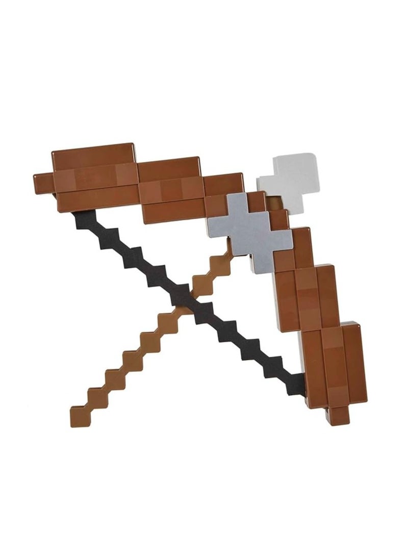 عام قوس وسهم Minecraft Ultimate مع أضواء وأصوات، ألعاب إلكترونية أصلية على شكل بكسل للعب التمثيلي، هدايا قابلة للتجميع لمحبي اللعبة من عمر 6 سنوات وما فوق - Image 1
