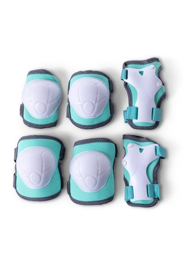 Yvolution Yvolution Elbow, Wrist, Knee Safety Pads Protective Gear Set (S, Green)  - Image 1