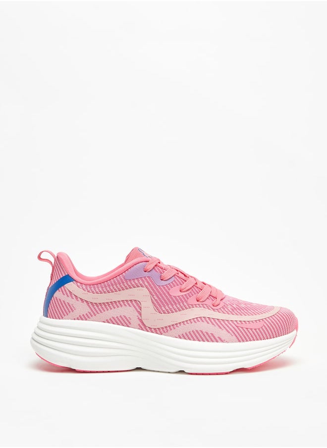 Kappa Women's Textured Lace-Up Sports Shoes  - Image 1