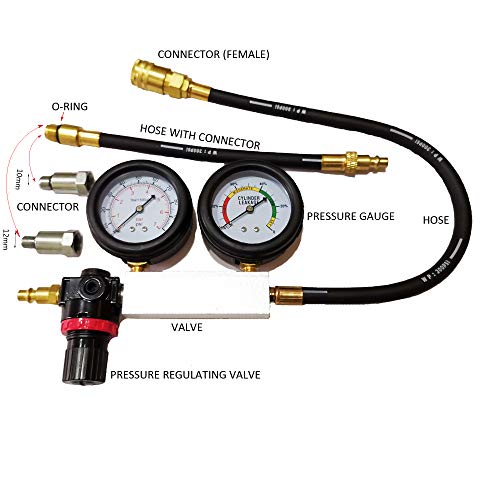 ONDY New Leak Down Tester Tu-21 Engine Cylinder Leak Tester Leakage Detector Engine Compression Tester Gauges Set - Image 5