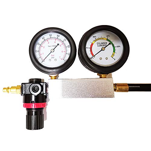 ONDY New Leak Down Tester Tu-21 Engine Cylinder Leak Tester Leakage Detector Engine Compression Tester Gauges Set - Image 4