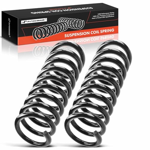 A-Premium 2Pcs Front Suspension Coil Spring Set Compatible with Ford Mustang 1981-1984 1986-2004 LTD & Mercury Capri Marquis, Driver and Passenger Side - Image 1