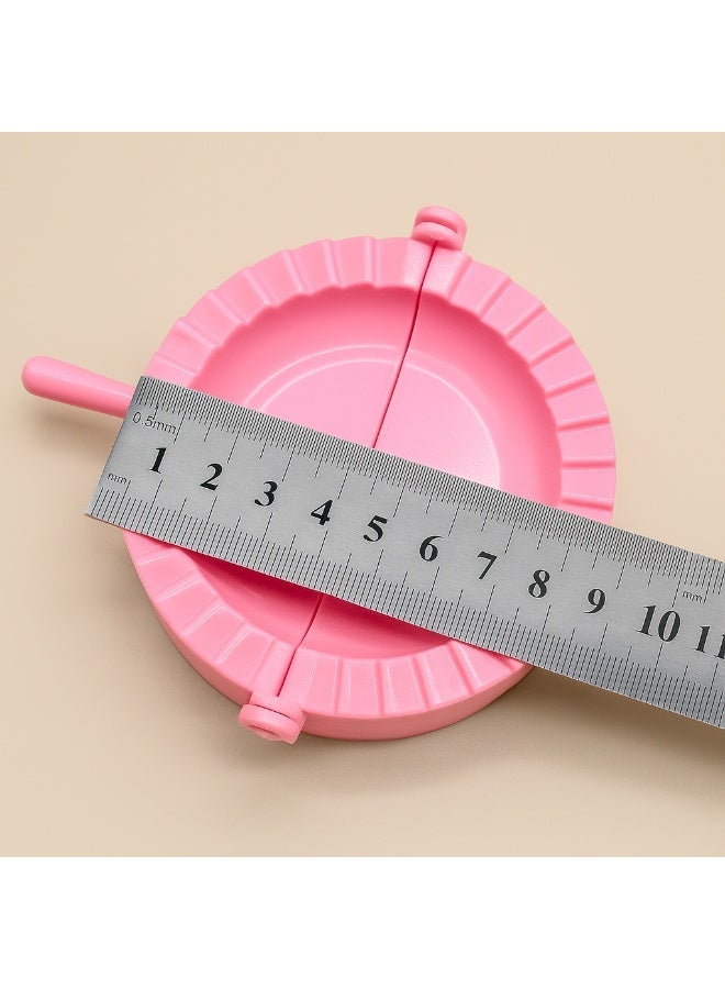 اي ار تي سي طقم قوالب زلابية من 3 قطع LY-7750 | مكبس عجين بلاستيكي ملون للزلابية والرافيولي والإمباناداس والمومو والمعجنات | أداة مطبخ سهلة الاستخدام، غير لاصقة، آمنة للاستخدام في غسالة الأطباق - أخضر، أزرق، ووردي - Image 3