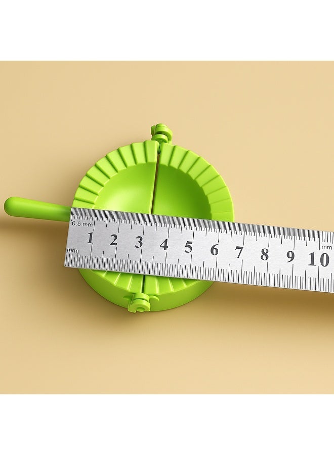 اي ار تي سي طقم قوالب زلابية من 3 قطع LY-7750 | مكبس عجين بلاستيكي ملون للزلابية والرافيولي والإمباناداس والمومو والمعجنات | أداة مطبخ سهلة الاستخدام، غير لاصقة، آمنة للاستخدام في غسالة الأطباق - أخضر، أزرق، ووردي - Image 5