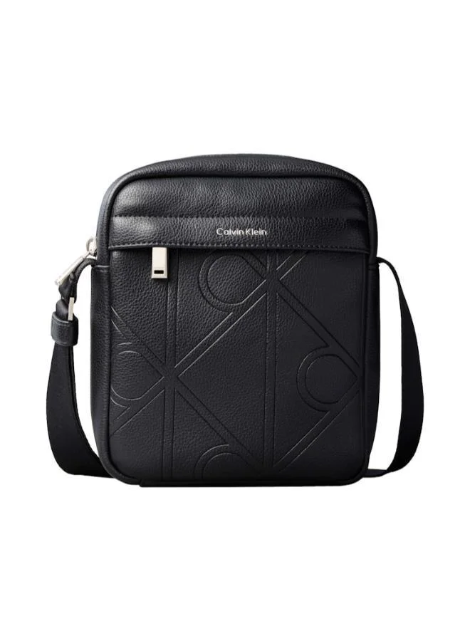 Emblem AOP Embossed Reporter