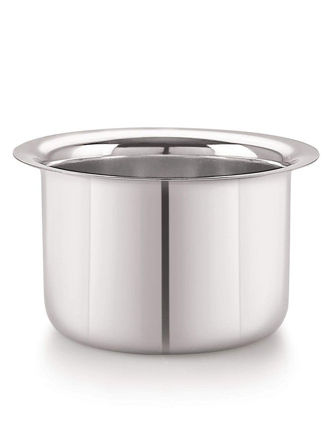 Stainless Steel 10 22G Flat Bottom Tope, 1100 ml, Silver - Image 2