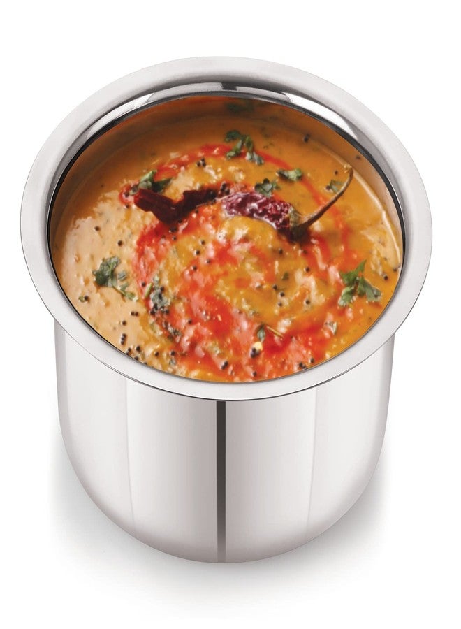 Stainless Steel 10 22G Flat Bottom Tope, 1100 ml, Silver - Image 4