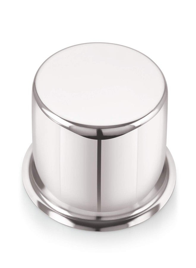 Stainless Steel 10 22G Flat Bottom Tope, 1100 ml, Silver - Image 3
