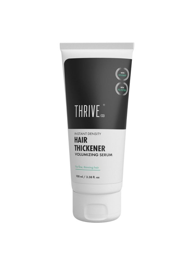 THRIVECO - Hair Thickener Volumizing Serum | For Fine, Thinning Hair | Gives Instant Hair Volume & Density | With Pea Peptide & Rosemary | For Men & Women | Vegan, Cruelty-Free & Dermat-Tested | 100Ml - Image 1