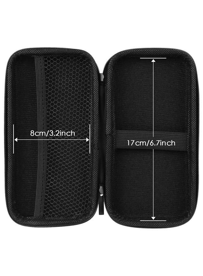 iMangoo Shockproof Carrying Charger Case Hard Protective EVA Impact Resistant Power Bank Pouch Small Electronics Organizer Cable Accessory Travel Essentials for Women, Size 6.5''x3.2''x1'',Green - Image 4