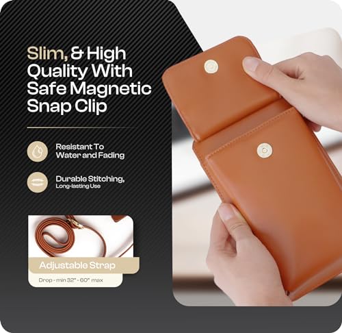 Claasico Crossbody Phone Purse for Women – RFID Phone Case Wallet w/Magnetic Closure & Separate Zipper Pocket Crossbody Bag - Image 3