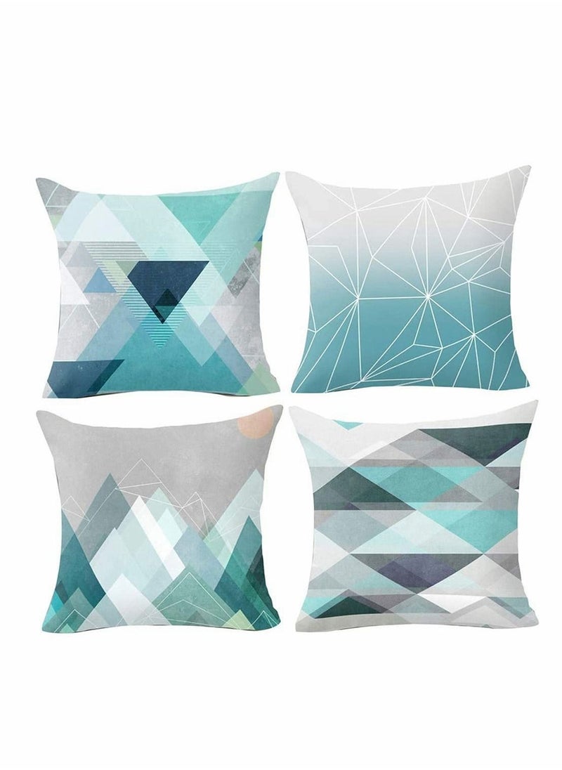 Y&D 4PCS Pillows Set Sofa Cover Modern Decorative Pillowcases Home Cushion  - Image 1