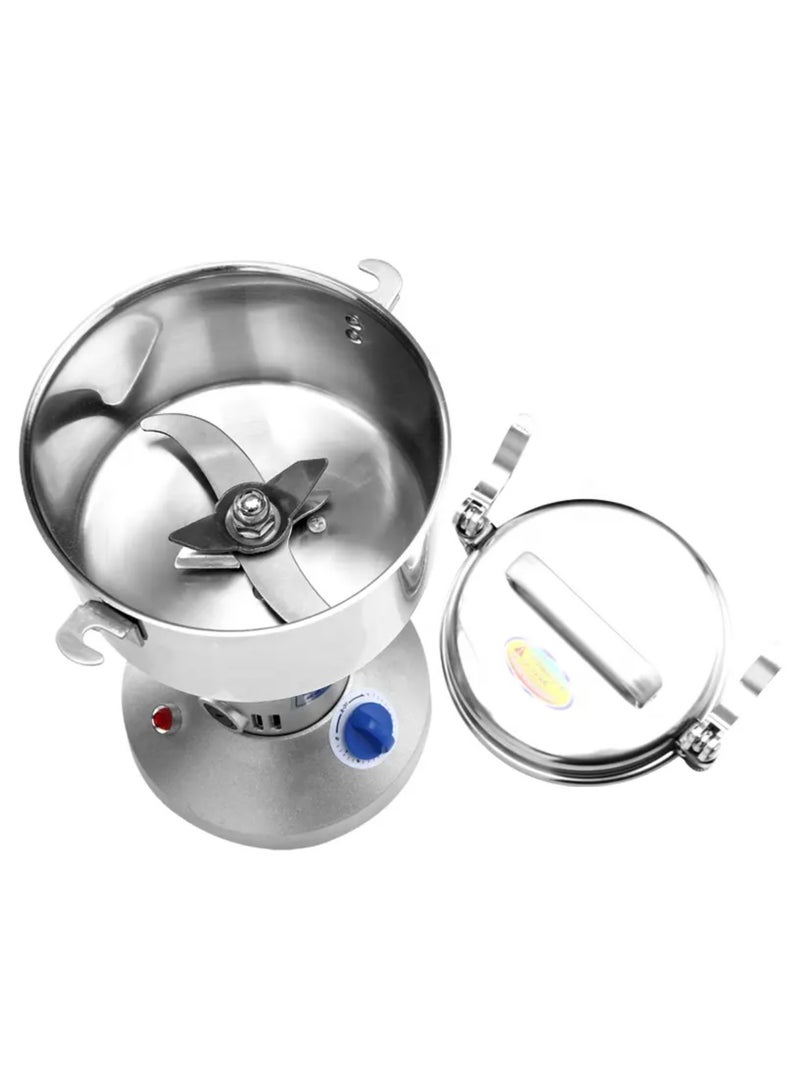 Grain Mill Grinder 150g ,High Speed Electric Stainless Steel Pulverizer Multi-Purpose Powder Machine for Cereals, Corn, Flour, Dry Spices, Herbs, Grains, Coffee, Rice - Image 1