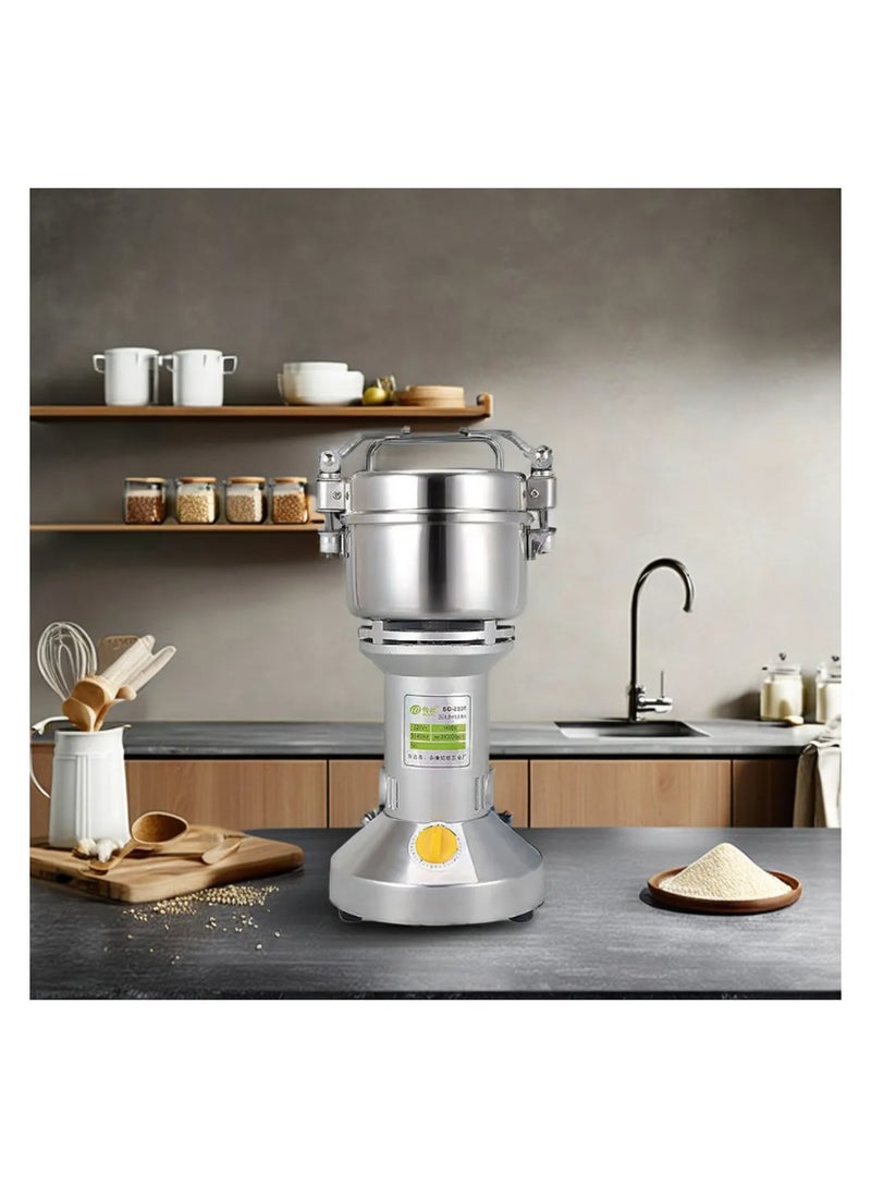Grain Mill Grinder 150g ,High Speed Electric Stainless Steel Pulverizer Multi-Purpose Powder Machine for Cereals, Corn, Flour, Dry Spices, Herbs, Grains, Coffee, Rice - Image 2