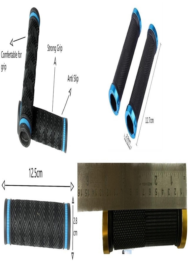 Ilsha Handle Grip for Cycle - Firm, and Non-Slip Handles Grips | Specialized Replacement Bike Grips for Beach Cruiser Razor Scooter Foldable Mountain Bicycle BMX MTB - Image 3