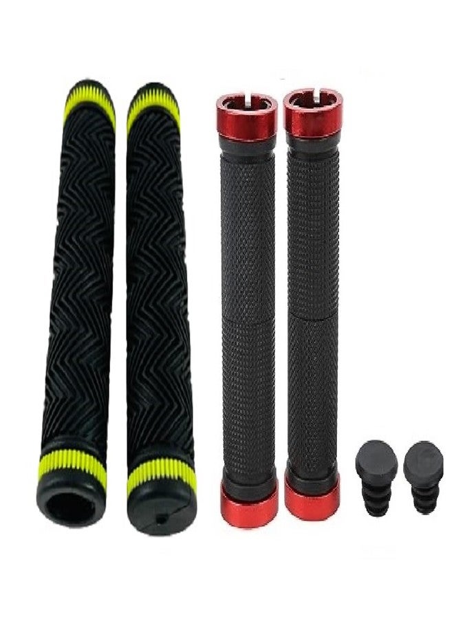 Ilsha Handle Grip for Cycle - Firm, and Non-Slip Handles Grips | Specialized Replacement Bike Grips for Beach Cruiser Razor Scooter Foldable Mountain Bicycle BMX MTB - Image 1